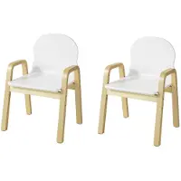 SoBuy Lot de 2 Chaises Enfant Design avec Accoudoirs - Hauteur Réglable