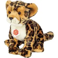 HERMANN Teddy Léopard assis Peluche 27 cm Marron One Size