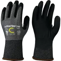 Leipold Gants de protection anti-coupures LeiKaFlex CUT RL 1636 taille 10 gris/noir EN 388 EPI catégorie II (10)