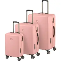 Princess Traveller PT01 Deluxe - Kofferset - Pfingstrosse Pink - SML, Valise, Pink