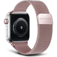 Decoded Milanaise Traction Strap 44/45/46/49mm Strap Rose