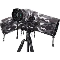 JJC Couverture de pluie pour caméra RC SGR (Housse de pluie), Protection pour appareil photo, Multicolore, Noir, Gris