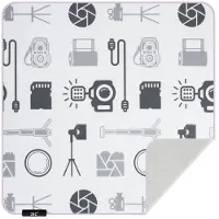 JJC SA CM Wrap de protection, Housse pour appareil photo, Blanc, Noir, Gris