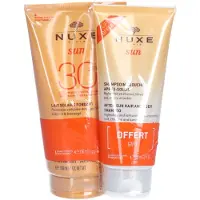 Nuxe Sun Lait Fondant SPF30 + Shampooing Après-Soleil OFFERT 150+100 ml Emballage(S) Combi