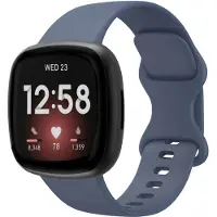 IMoshion Bracelet sport en silicone pour Fitbit Versa 4 / 3 / Sense (2) - Bleu foncé