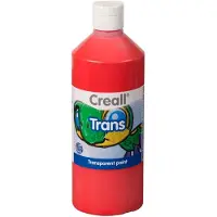 Creall Transparante Verf Rood, 500ml
