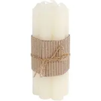 Gifts Amsterdam Set de 7 bougies de table ivoire 2x2x16cm (7 pcs)
