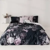 Happy Fiday Home Onyx Housse de couette 200 x 200 cm 100% coton Fabriqué en Europe