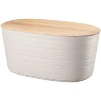 Guzzini Tierra Boîte À Pain Avec Planche À Découper Couvercle Tourterelle