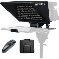 Feelworld Téléprompteur - FEELWORLD - TP16 - 16 pouces pliable - Verre séparateur 70/30 - Télécommande Bluetooth