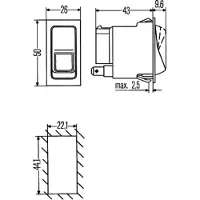 Hella Interrupteur 6FH 004 570-571
