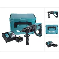 Makita BHR 202 Perforateur combiné sans fil 18V 2,0J SDS Plus + Coffret de transport+ 1x Batterie 3Ah + Chargeur