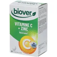 Biover Vitamine C + Zinc 60 pc(s) Comprimé(S)