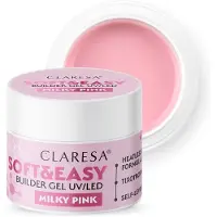 Activeshop Soft&Easy Builder Gel base de vernis en gel ongles teinte Milky Pink 45 g