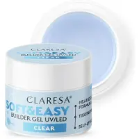 Claresa Soft&Easy Builder Gel base de vernis en gel ongles teinte Clear 45 g