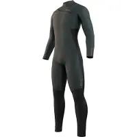 Mystic Majestic 5/4 Mm Long Sleeve Chest Zip Neoprene Suit Gris M Homme