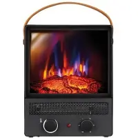 MPM Cheminée électrique Chauffage électrique MEK-02 1500W
