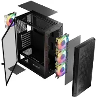 Logic Aramis 10 Argb Pc Tower Case Noir
