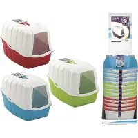 Nobby Commode WC avec couvercle, couleurs mixtes 54x39x40cm