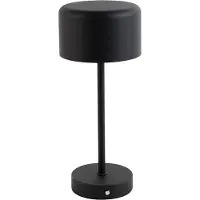 TRIO Lampe de table Jeff noir