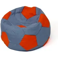 Big Buy Cooking Sac Pouf - Go Gift - Soccer Sako - Gris-Rouge - 80 Cm - Intérieur