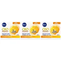 Nivea 3 x Q10 Plus C Anti-rides + Énergie, crème de jour SPF 15, 50 ml