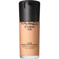 MAC Studio Fix Fluid SPF 15 24HR Matte Foundation + Oil Control fond de teint matifiant SPF 15 teinte N6 30 ml