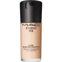 MAC Studio Fix Fluid SPF 15 24HR Matte Foundation + Oil Control fond de teint matifiant SPF 15 teinte NC10 30 ml
