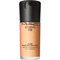 MAC Studio Fix Fluid SPF 15 24HR Matte Foundation + Oil Control fond de teint matifiant SPF 15 teinte NC25 30 ml