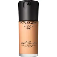 MAC Studio Fix Fluid SPF 15 24HR Matte Foundation + Oil Control fond de teint matifiant SPF 15 teinte NW18 30 ml
