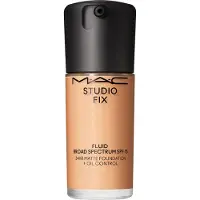 MAC Studio Fix Fluid SPF 15 24HR Matte Foundation + Oil Control fond de teint matifiant SPF 15 teinte NC35 30 ml