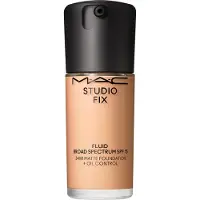 MAC Studio Fix Fluid SPF 15 24HR Matte Foundation + Oil Control fond de teint matifiant SPF 15 teinte N6.5 30 ml