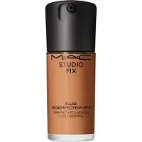 MAC Studio Fix Fluido Spf 15 - Fond de Teint Doux-Mat, Effet Seconde Peau, Couvrance Naturale Jusqu'à 24 heures Nc46 (30 ml)