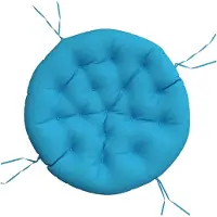 vidaXL Coussin rond bleu clair Ø 100 x11 cm tissu oxford