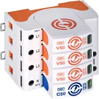 OBO CombiController, V50, tripolaire, avec NPE, 28, 0V, 1 pièce.
