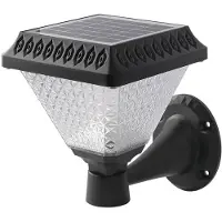 V-TAC Applique solaire - IP44 - Noir - 0.8W- 75 Lumens - 3IN1