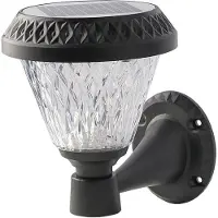 V-TAC Applique solaire - IP44 - Noir - 0.8W- 75 Lumens - 3IN1