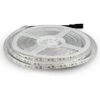 V-TAC VT3528 Bande LED SMD3528 60 LED rouge IP65 5m (Rouge, 500 cm, Extérieur, Intérieur)