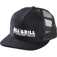 All'Grill Casquette Trucker noire, Noir