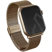 Burga Elegantes Metallgewebe-Armband für Apple Watch