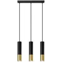 Livolo Lampe suspendue | Noir avec un luxe extérieur doré LED | Voir ici!