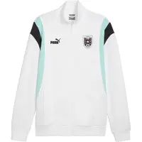 Puma Hommes, Veste de running, ÖFB FtblArchive Track Jacket (S), Blanc, S