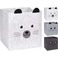 Home Styling Collection Conteneur pour jouets CUTIES, 32 x 32 x 32 cm