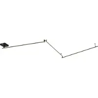 QAZQA Plafonnier noir 300 cm avec LED à intensité variable 3 niveaux réglable - Annuschka