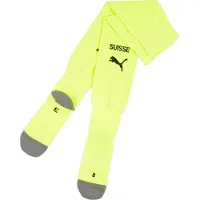 Puma Hommes, Chaussettes de sport, Chaussettes Team SFV Stacked Logo Replica (39 - 42), Jaune