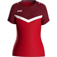 Jako Iconic T-Shirt Damen - Rot / Bordeaux