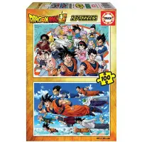 Educa Puzzle 2x100 pièces Dragon Ball 18214