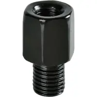 Lampa Adaptateur pour rétroviseur de moto, filetage : 8 mm (côté droit), 10 mm (côté gauche), pas de 1,25 mm