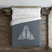 Harry Potter Housse de couette 200 x 200 cm pour lit simple