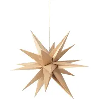 Broste Copenhagen Décorations de noël DECO ETOILE 'VENUS' BOIS - Beige - Unique
